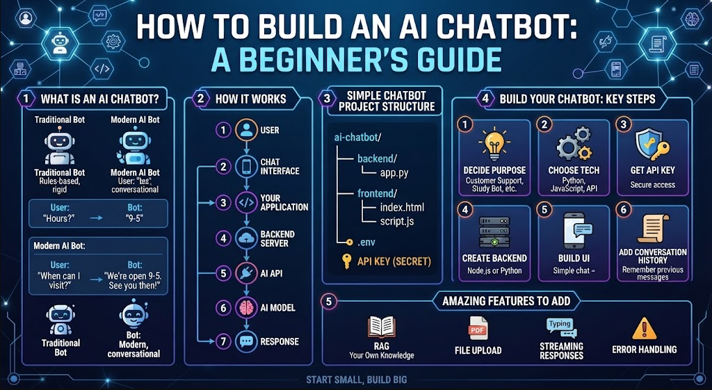 How to Build an AI Chatbot: A Beginner's Guide